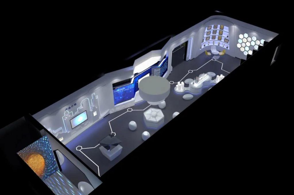 巖星建設|科技企業(yè)展廳設計插圖(4)