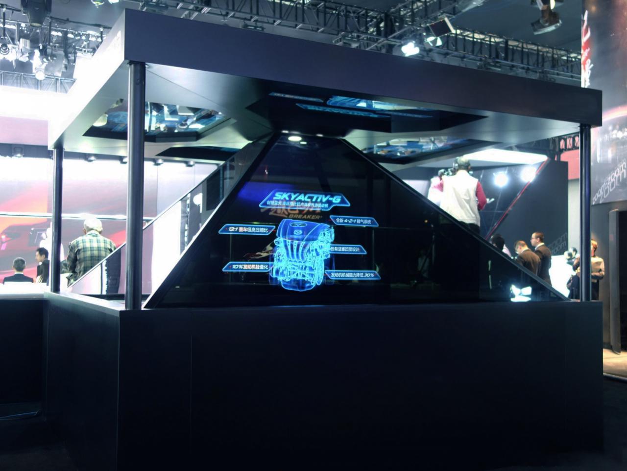 博物館展廳設計中全息展示柜和傳統展示柜的區別插圖